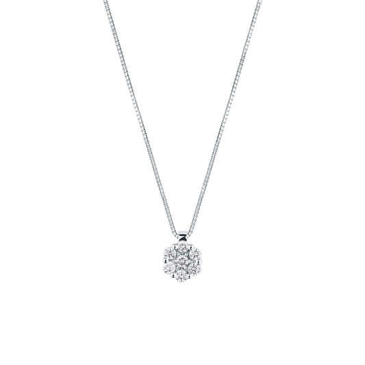 Collana Mirco Visconti in Oro Bianco 18kt con Diamanti 0,32 ct G VS – AB558/40