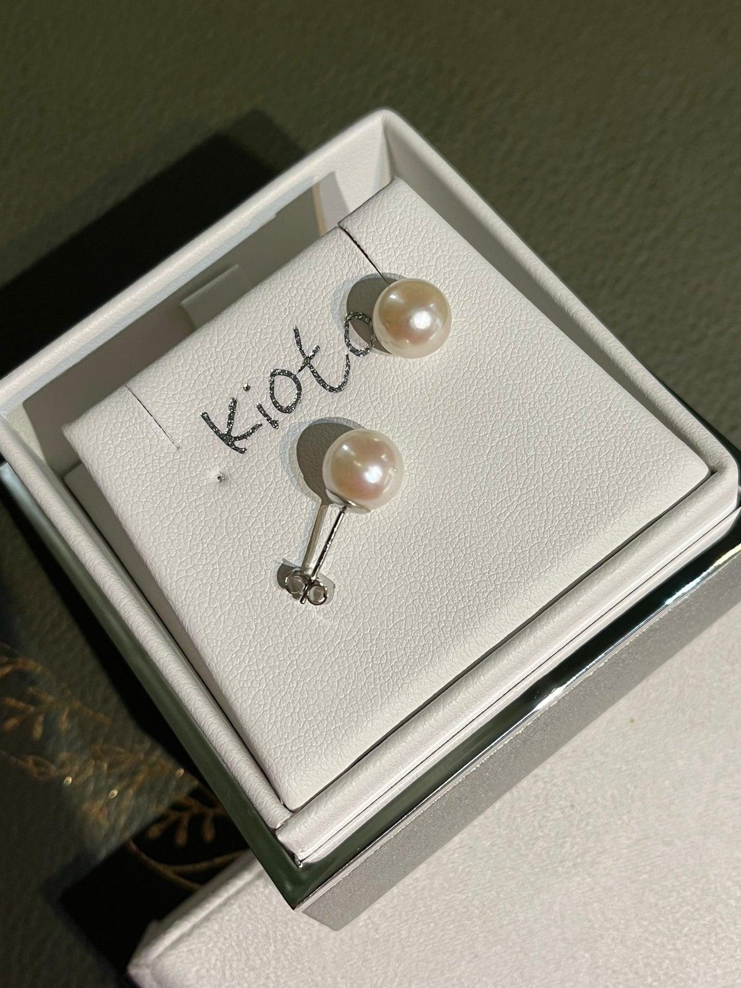 Orecchini PG Gioielli in Oro Bianco 18kt con Perle Akoya 8-8,5 mm – ORAK/8