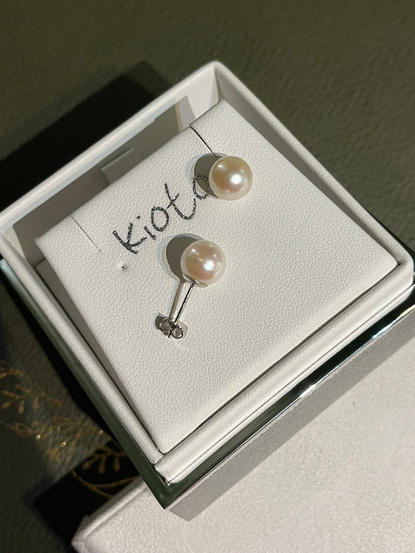 Orecchini PG Gioielli in Oro Bianco 18kt con Perle Akoya 8-8,5 mm – ORAK/8