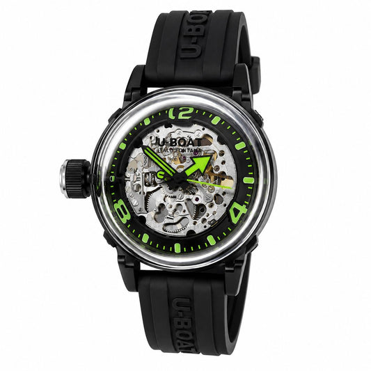 U-BOAT  Classico U-65 PVD Green 45mm - Orologio Automatico Uomo Quadrante Verde - 3347