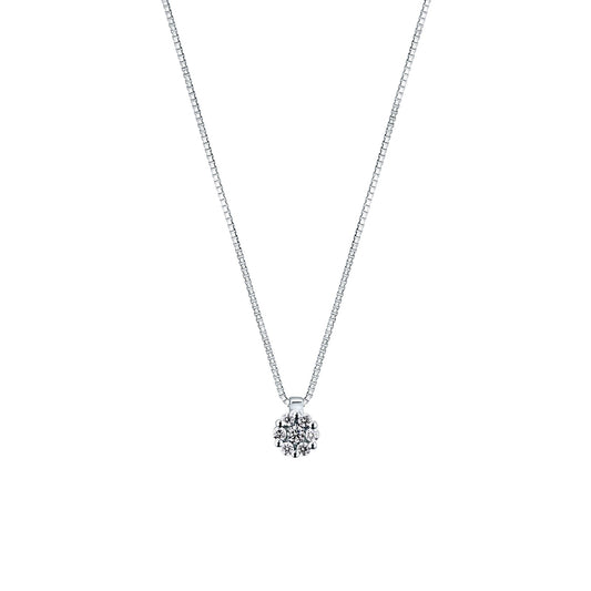 Collana Mirco Visconti in Oro Bianco 18kt con Diamante 0,14 ct G VS – AB558/20