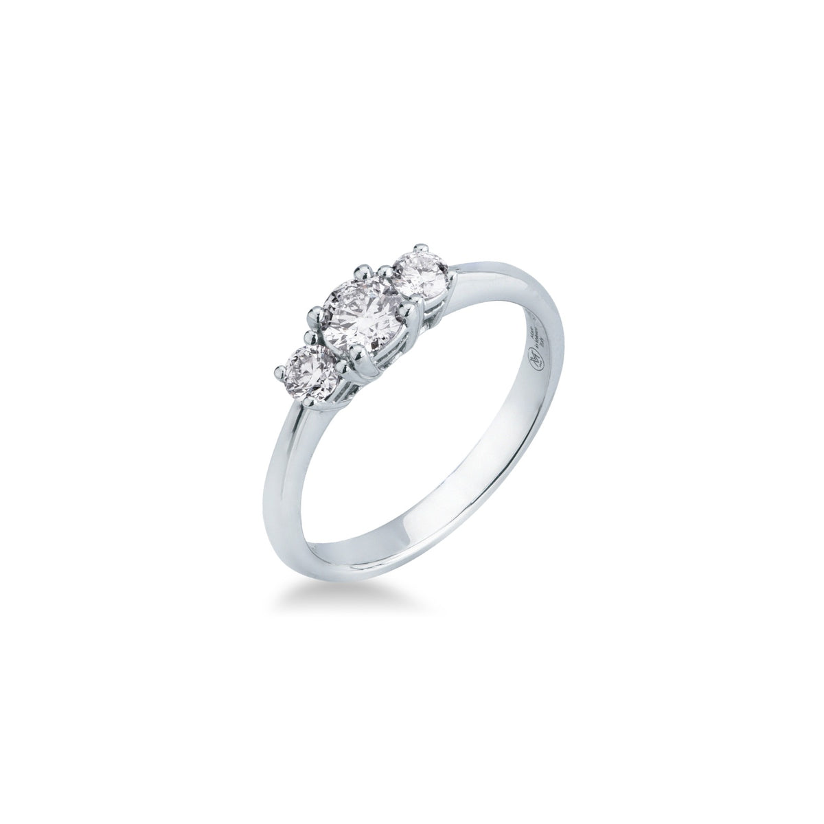 Anello con Diamanti 0,65 ct E in Oro Bianco 18kt – Mirco Visconti (BR893/50)