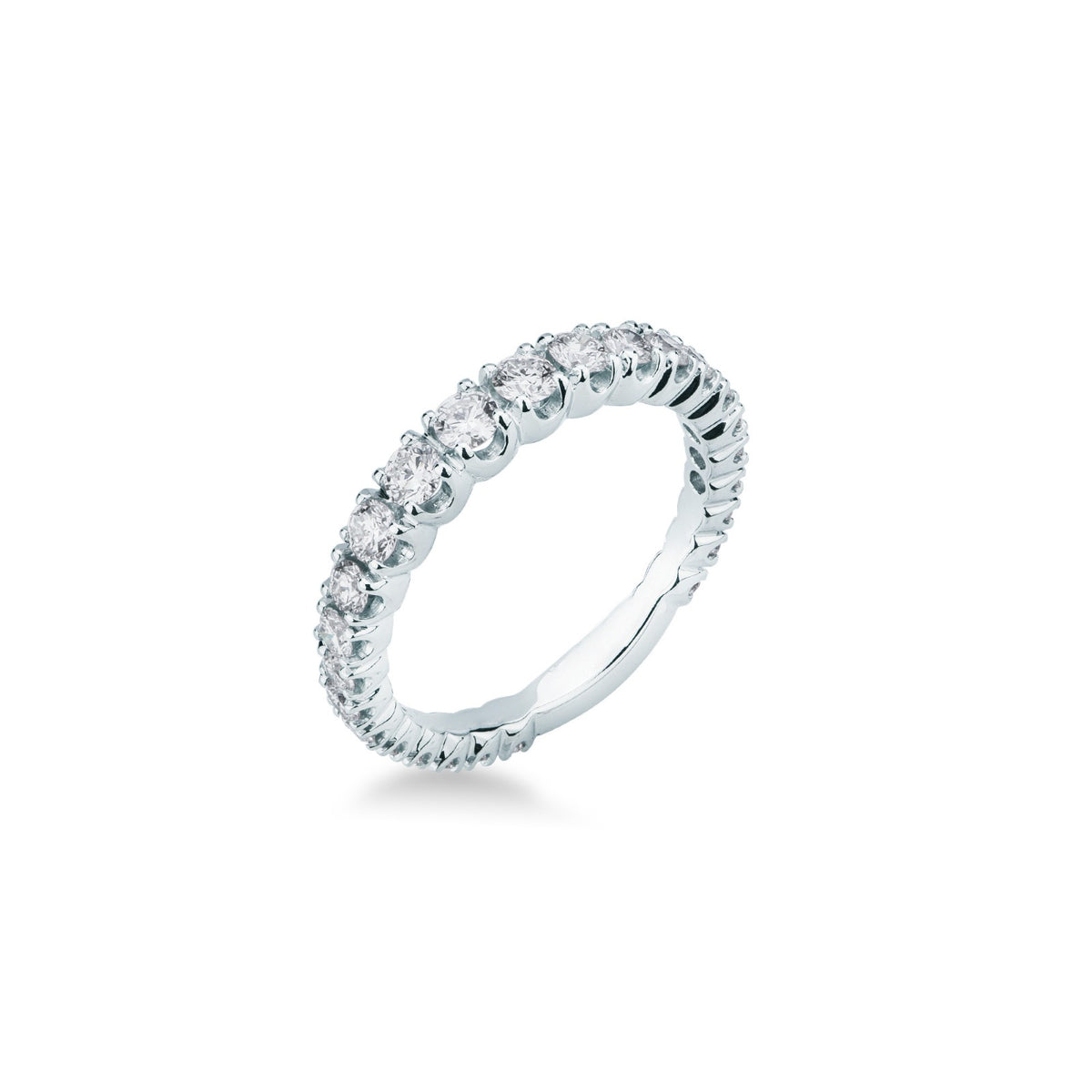Anello con Diamanti 1,02 ct F VS in Oro Bianco 18kt – Mirco Visconti (CV129/10)