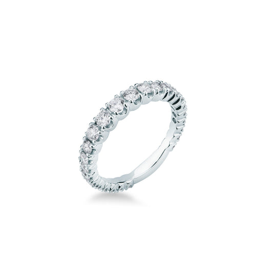 Anello con Diamanti 1,02 ct F VS in Oro Bianco 18kt – Mirco Visconti (CV129/10)