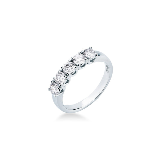 Anello con Diamanti 0,95 ct E VS in Oro Bianco 18kt – Mirco Visconti (GM105/EC30)