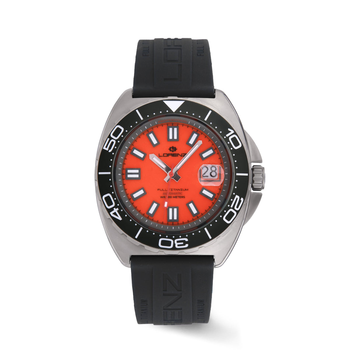 Lorenz Full Titanium 030269CC con cinturino in gomma incluso