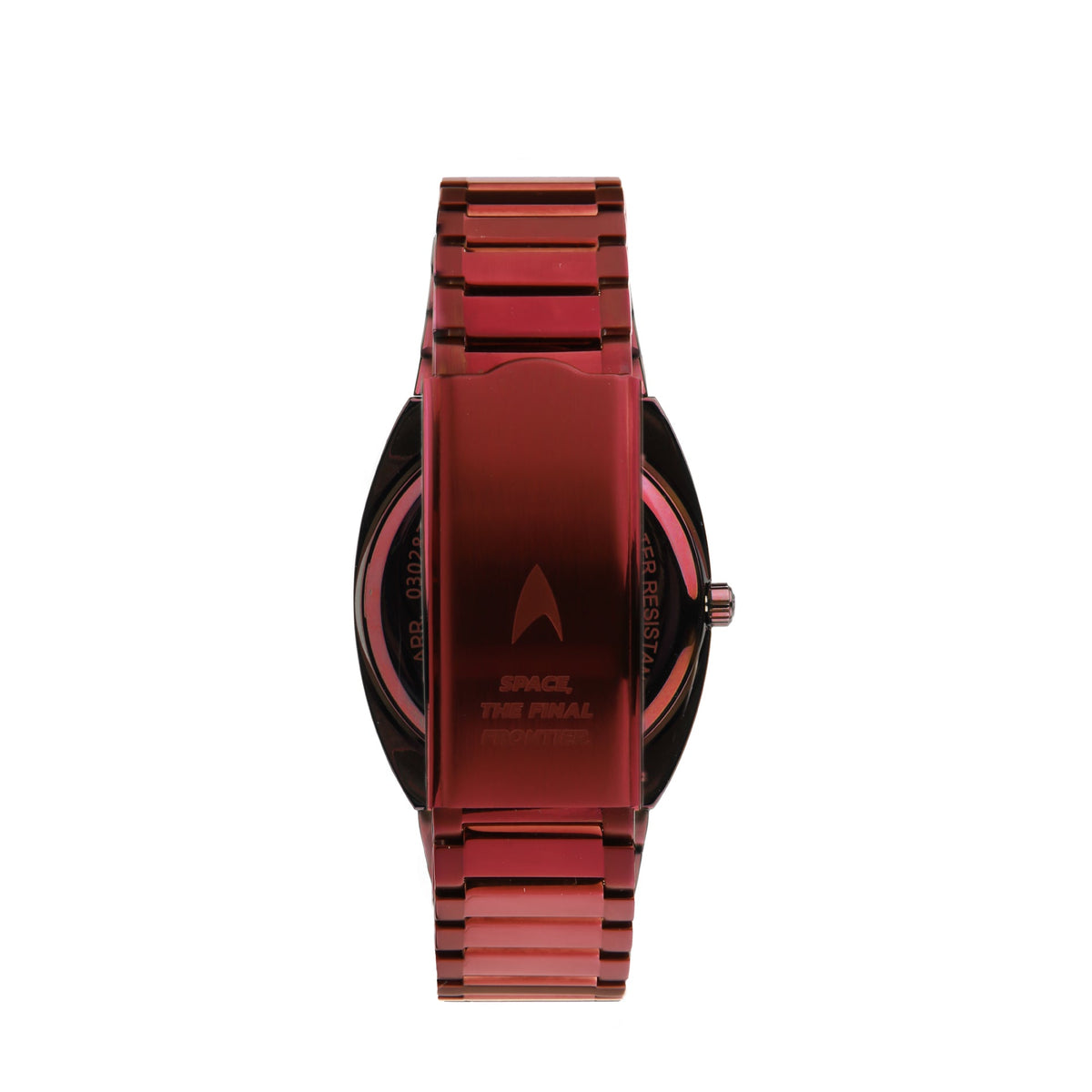 Lorenz Star Trek Warp Speed 030287EN vista laterale della cassa di forma IP rosso