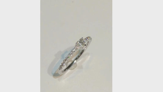 Fani Anello Cuore con Diamanti MERAVIGLIOSO