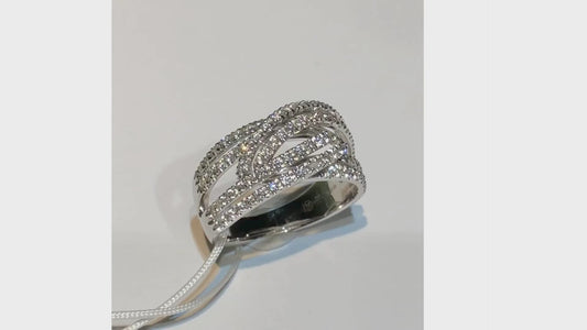 Anello con Diamanti 0,50 ct G VS in Oro Bianco 18kt – Mirco Visconti (ABA1247/10)