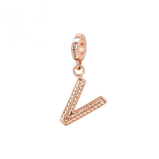 Rosato Charm Lettera V – RZ100