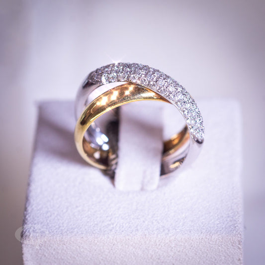 DONNAORO Anello Saturno