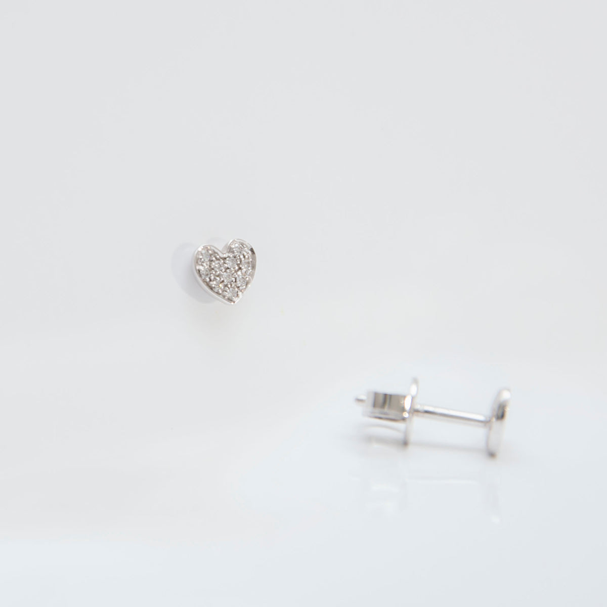 Orecchini con Diamanti in Oro Bianco 18kt – Mirco Visconti